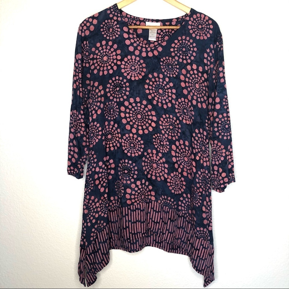 Soft Surroundings print tunic top cover up